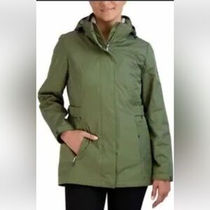 Gerry Weber Olive Green Bomber Hood Jacket. S